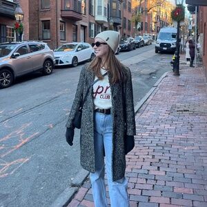 Abercrombie & Fitch Wool Blend dad coat